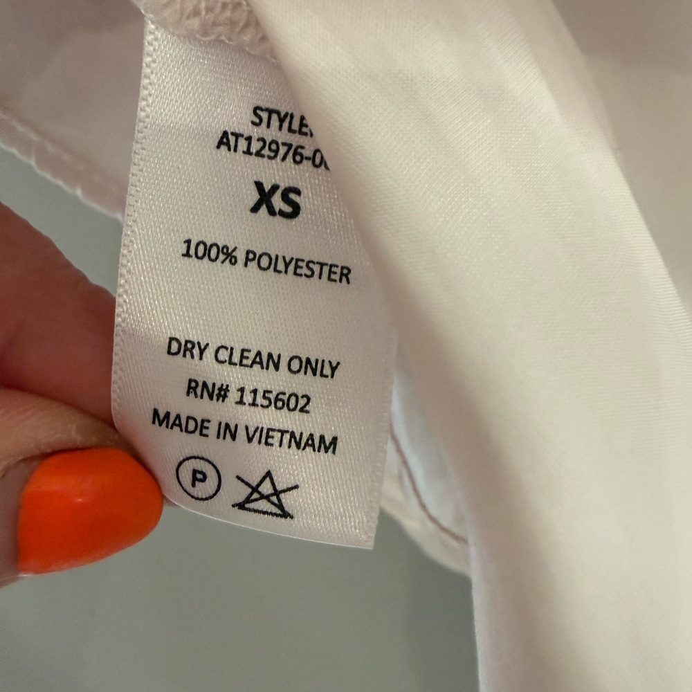 Astr Cream Ruffle Tie Blouse - Picture 8 of 8
